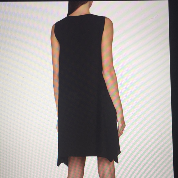 BCBGMAXAZRIA ALIE SLEEVELESS A-LACE-INSERT DRESS - Picture 2 of 7